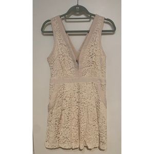 White free people lace dress